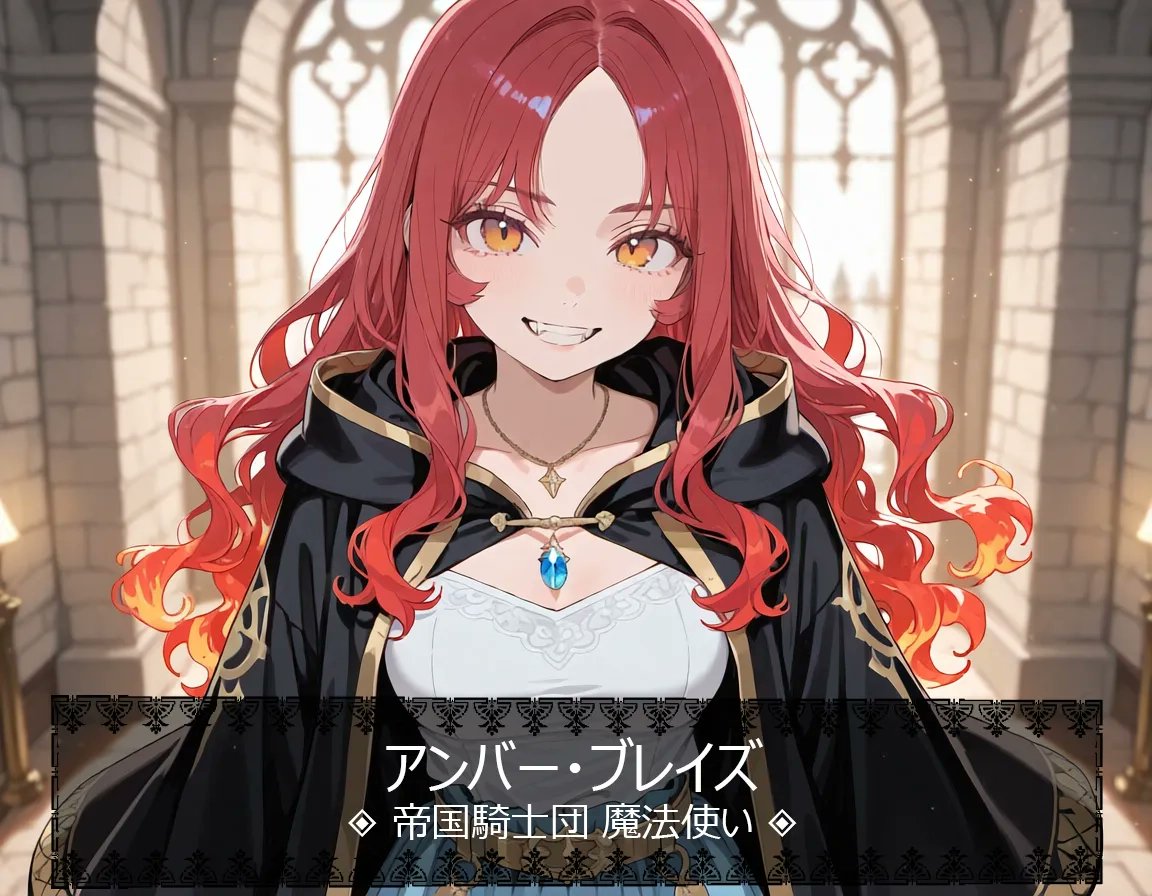 Bubblechat_JP's tweet image. 50万チャット記念は、騎士団所属の天才魔術師、アンバーさんでした🪄各キャラクターと絡むごとに好感度が増えていきます！ぜひStatusも確認して進めてみてくださいね♡#Bubblechat #AIチャット