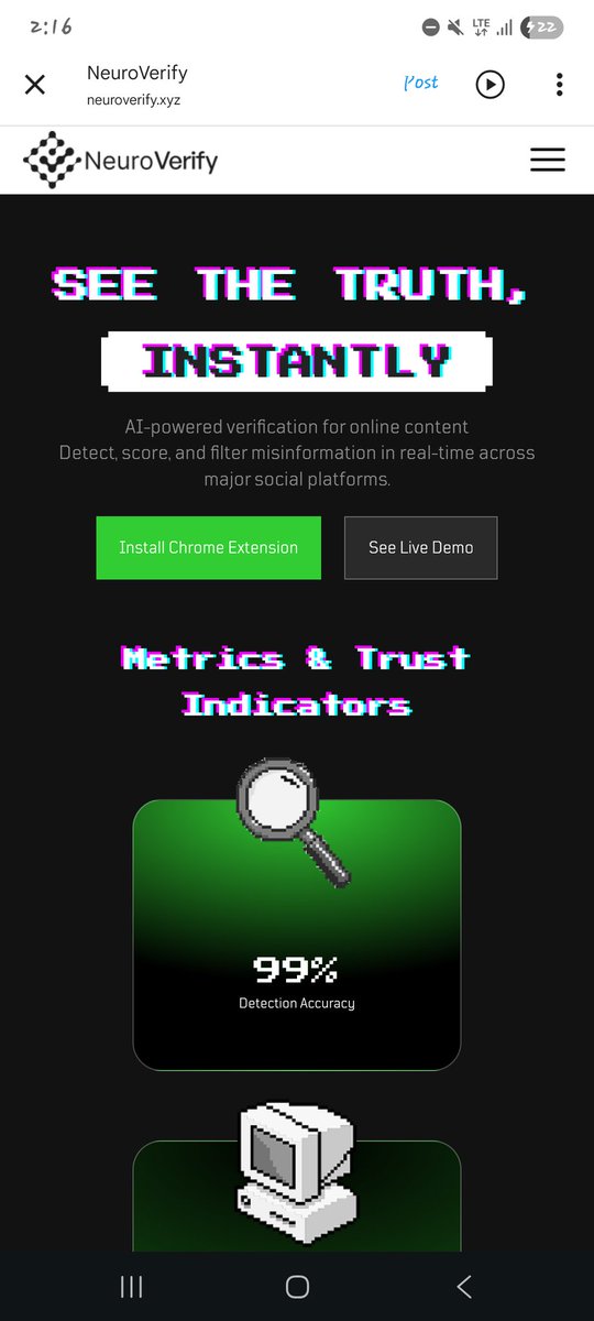 Manuelpme's tweet photo. Online reputation should be earned, not manufactured. NeuroVerify focuses on genuine human behavior and meaningful contributions rather than inflated metrics or fake interactions. #neuroverify https://t.co/YD8wK6MLZt