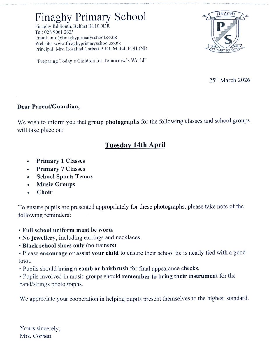 Finaghy Primary tweet media