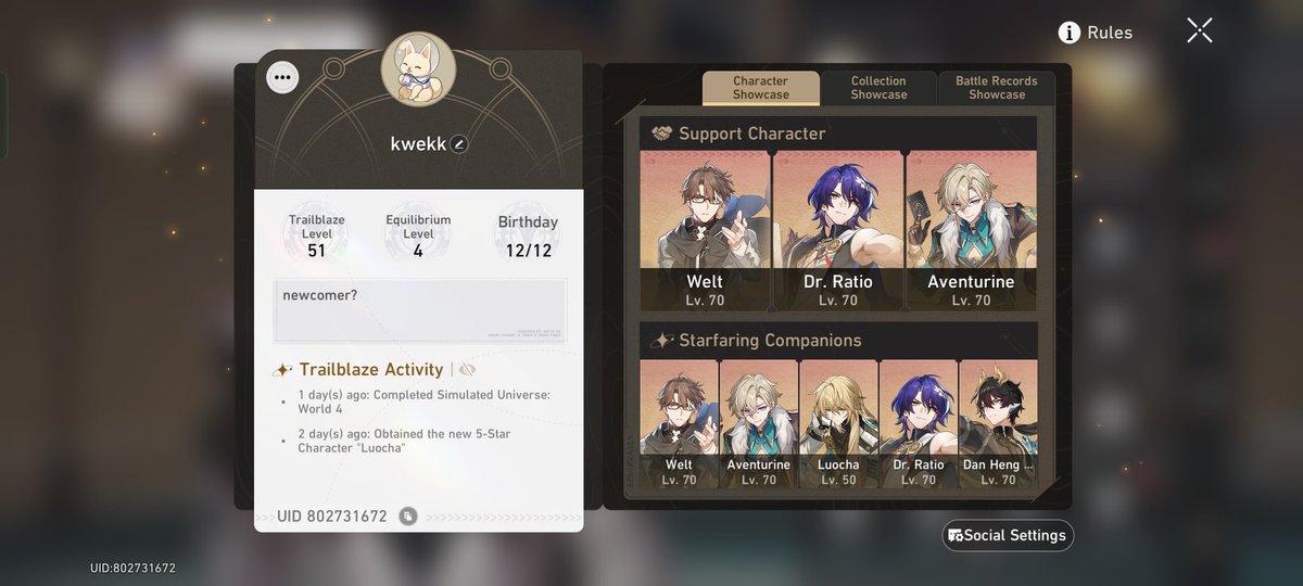 lelefishandchip's tweet photo. I wonder should I pull Sunday for welt? Or for ratio?, bru comeback main btw jdi mereka semua blm saya build Klo ada yg tauu would you mind tell me? I'm quite lost in hsr after all https://t.co/Gz0uUE9LRA