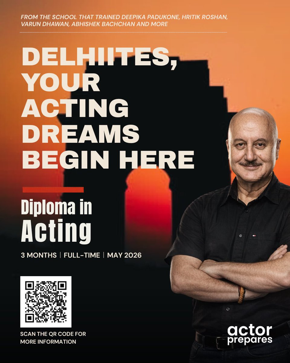 Anupam Kher’s Actor Prepares tweet media