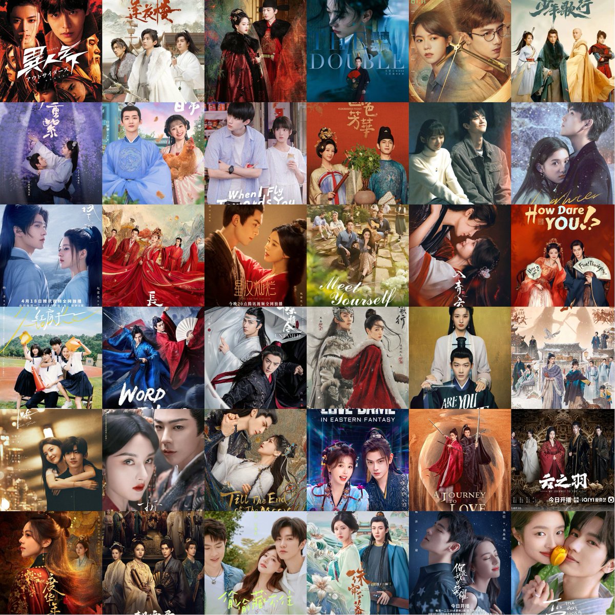 roshieverse's tweet image. My 9/9.5/10 rated cdrama list (in no order)