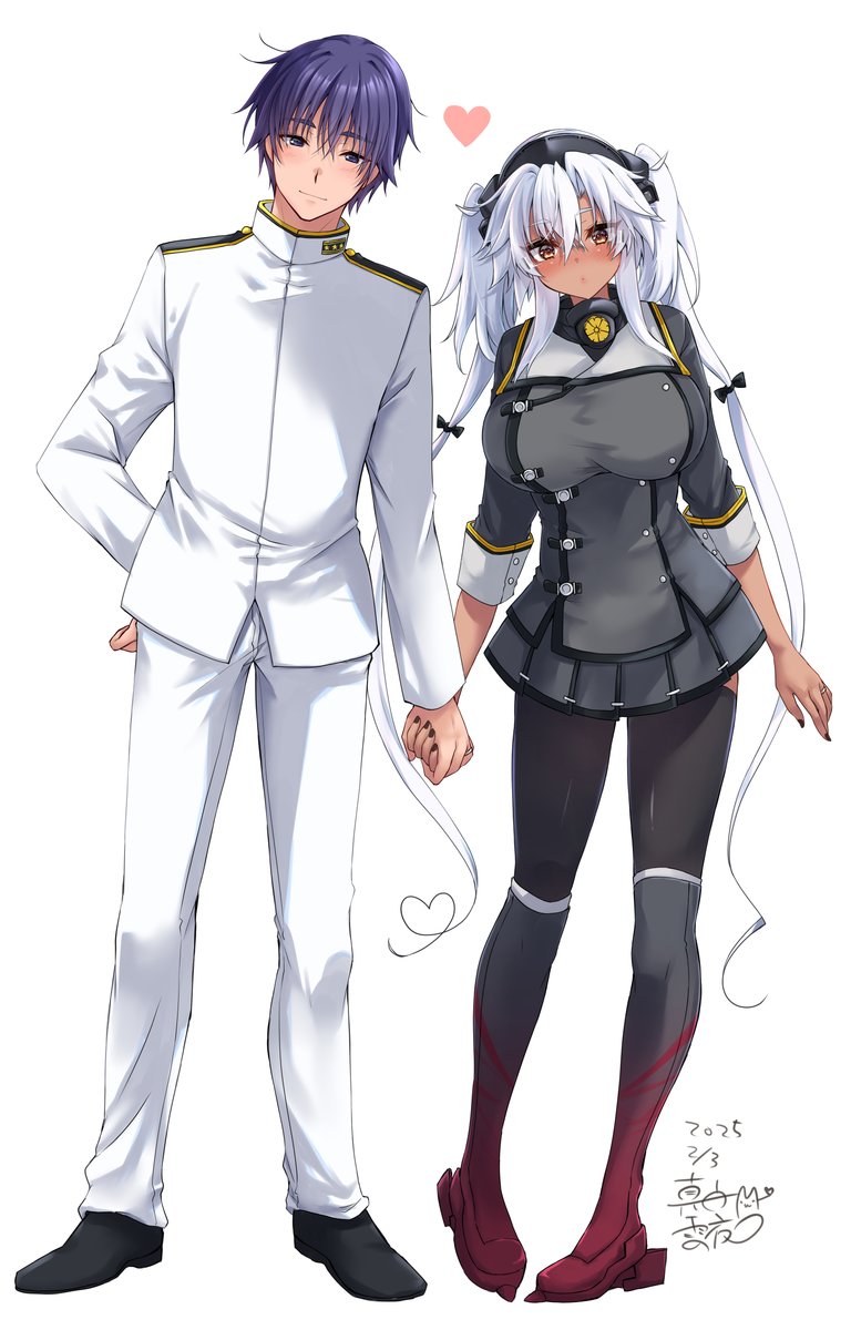 #凍結祭りでフォロワー減ったから自己紹介して逆に増やす
乙女かわいい武蔵しゃんが提督といちゃいちゃしてる絵とか漫画とか描いてるアカウントです('ω')ノ 