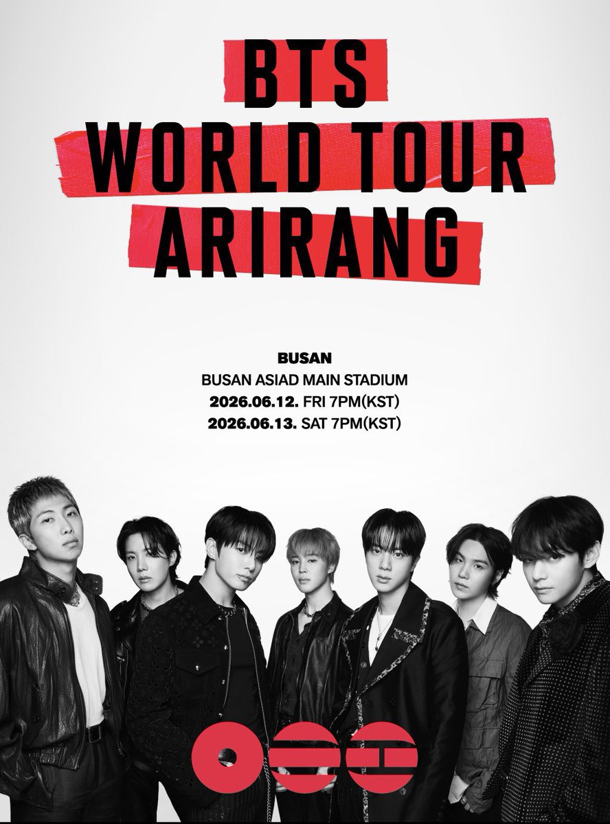 [📄 UPDATE] 

#BTS_WORLDTOUR_ARIRANG in BUSAN will be held in-person, ONLINE STREAMING and through LIVE VIEWING simultaneously..!

(weverse.io/bts/notice/348…)