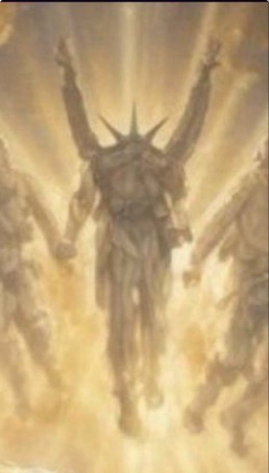 TheTankGuns's tweet image. The image Trump posted on Truth Social has been edited and Lucifer was added. 

What you do now with this information it’s your choice and yours only. 

For I will rebuke this blasphemy in the name of our lord Jesus Christ.

When the wicked reign, men are ruined.
– Proverbs