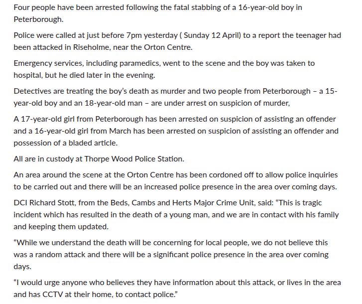 crochetjenny's tweet image. Another one, absolutely dreadful 😟
#Peterborough
cambs.police.uk/news/cambridge…