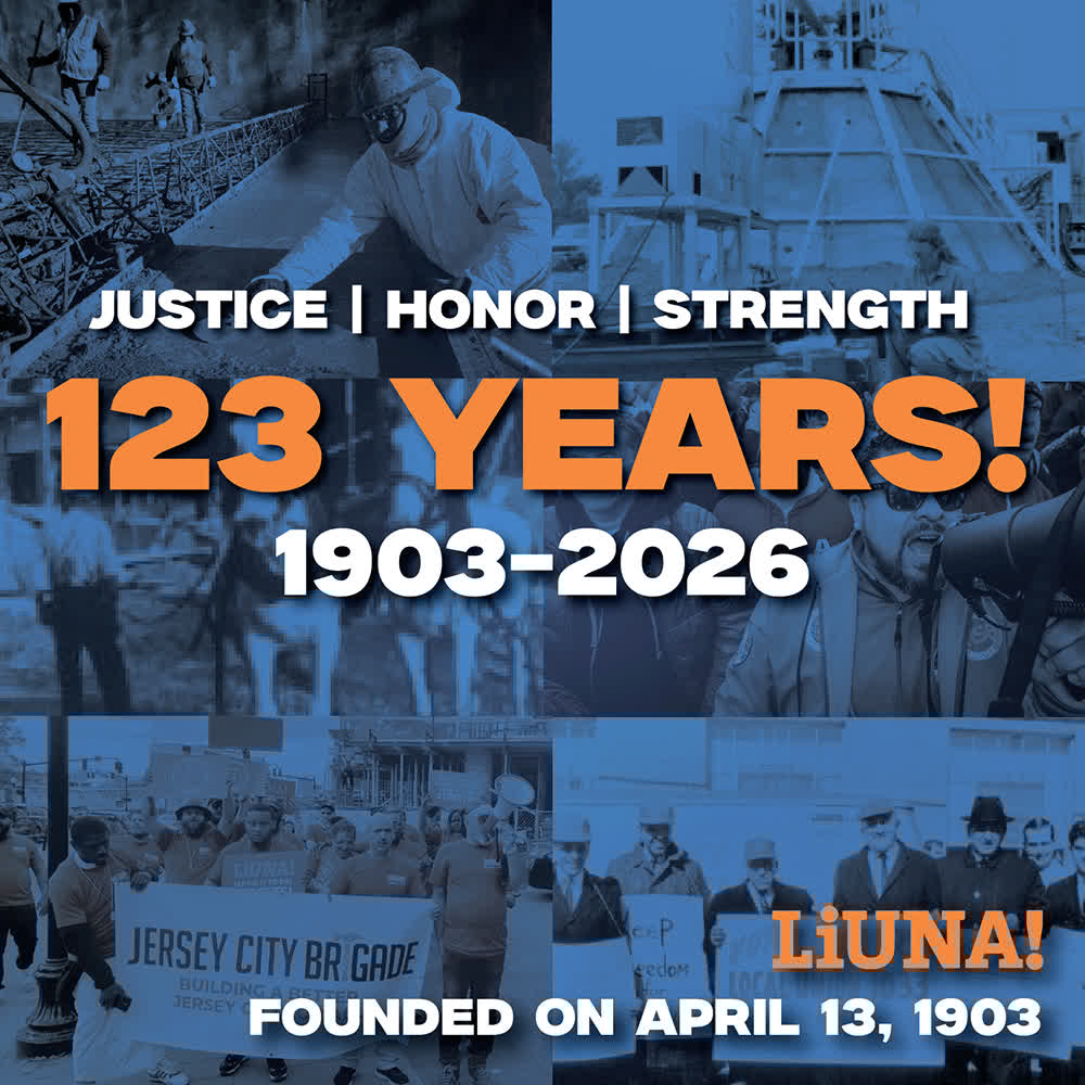 trainliunanjde's tweet image. ✊ 123 years of Strength, #Solidarity &amp;amp; POWER!

Since 1903, @LIUNA has led the charge for safer working conditions, better wages, real benefits &amp;amp; dignity on the job.

All so workers could have a better life for themselves.

WE ARE #LaborersRising: laborersrising.org