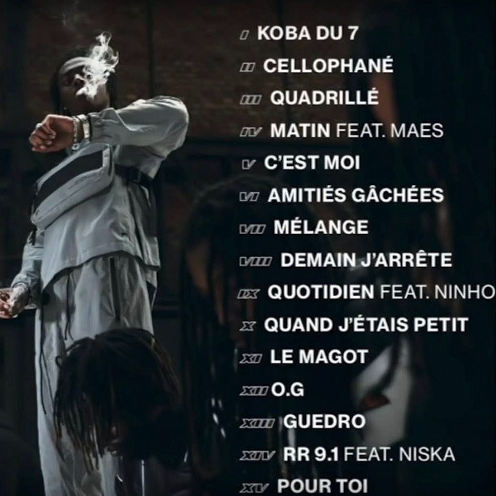 midiminuit__'s tweet photo. KOBA LAD sortait 𝗟'𝗔𝗙𝗙𝗥𝗔𝗡𝗖𝗛𝗜 il y a 7 ans ! 🎈

▫️ RR 9.1 x NISKA
▫️ CELLOPHANÉ
▫️ QUOTIDIEN x NINHO
▫️ MATIN x MAES
▫️ MARIE
▫️ FOUR
▫️ GUEDRO
▫️ …

La qualité des feats, c'est trop 🥵 https://t.co/0Pln1u4B3K