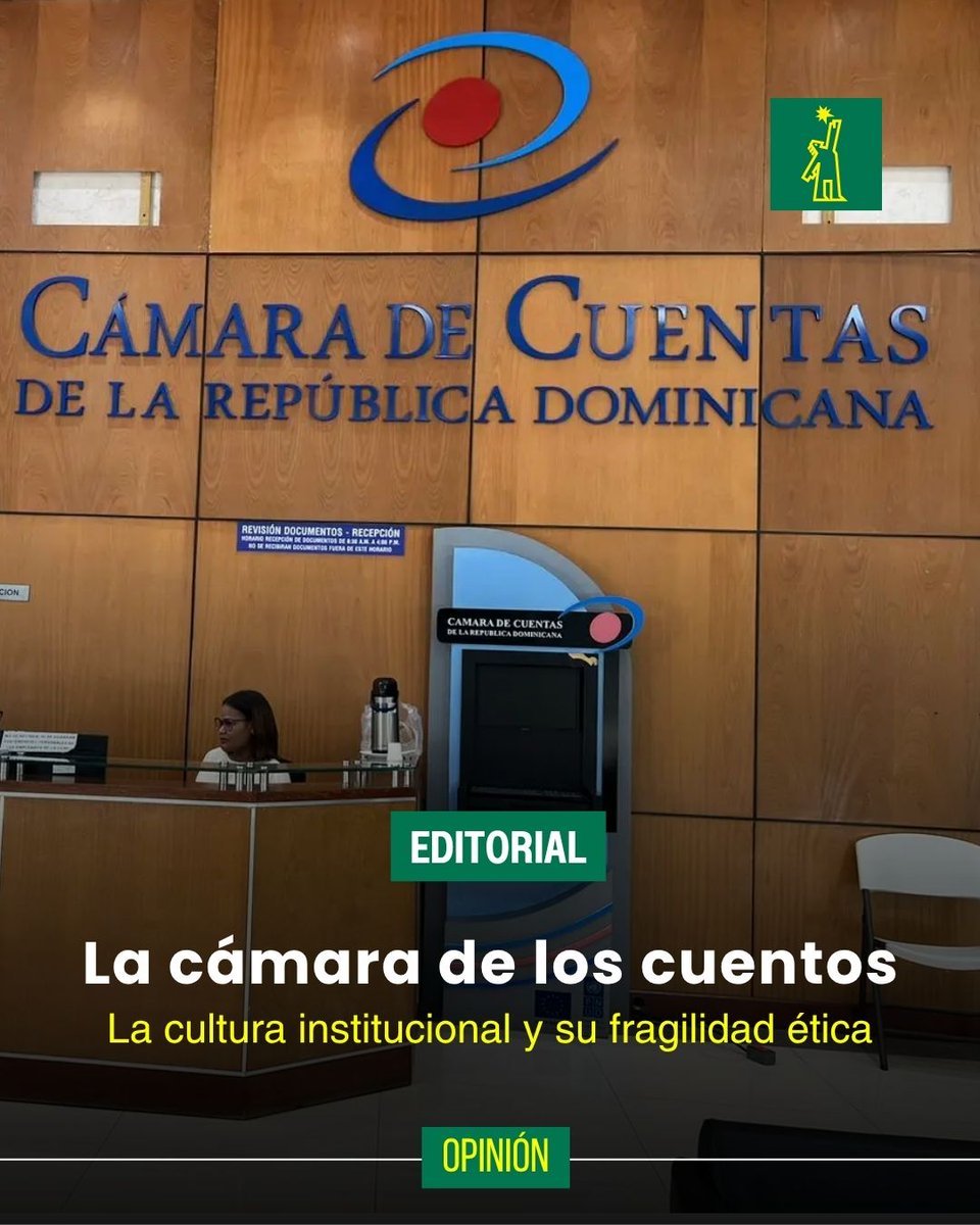 DiarioLibre's tweet image. 🖋 | #EDITORIAL |  La Cámara de Cuentas vuelve a colocarse en el centro de la controversia: la institución arrastra una conducta difícil de corregir. No es la primera vez que su nombre aparece asociado a decisiones opacas, y todo indica que tampoco será la última. La reciente