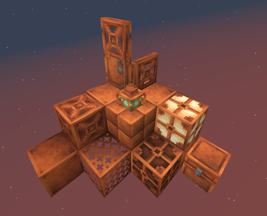 infernalizard's tweet image. Coppery stuff

#Minecraft #ResourcePack