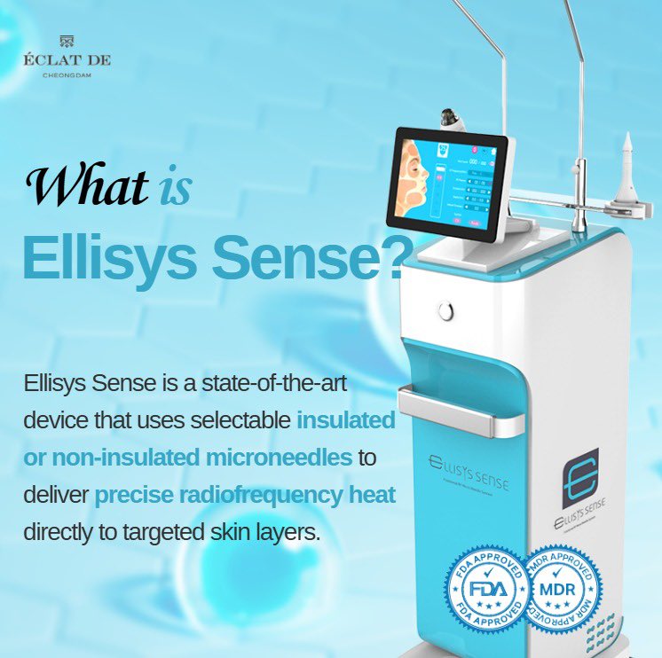 eclatdeusa's tweet photo. Today at Éclat De, I’m introducing Ellisys Sense ✨
A new RF microneedling technology improving skin texture, pores, and overall skin quality without looking overdone 🤍

#KBeauty #SkinCare https://t.co/LRlCzdqNwC