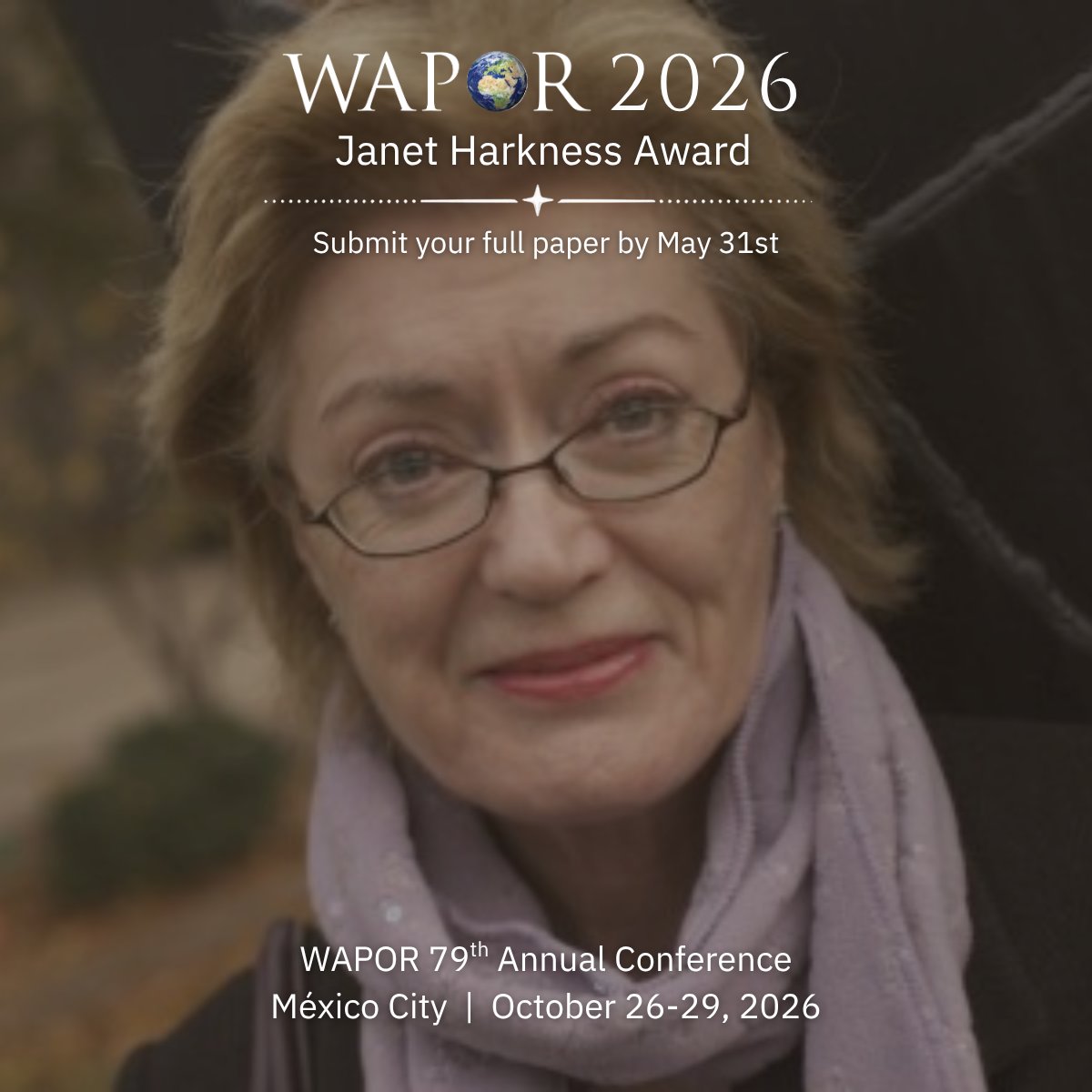 WAPOR tweet media