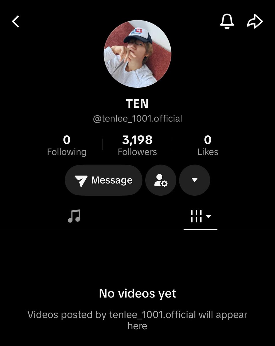 nctpopbase's tweet image. WayV's TEN has opened an account on Tiktok. Let's all follow him!