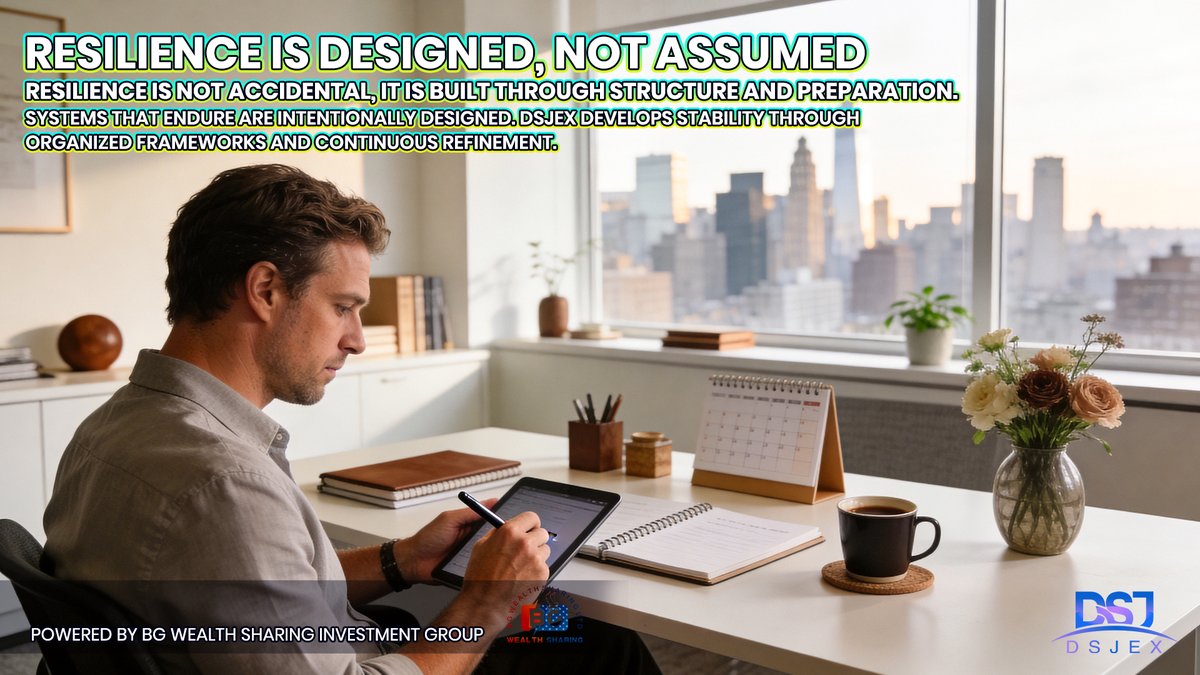 DSJExchange_'s tweet image. 💬 Resilience is built before conditions change.
🌐 At DSJEX, stability forms through structured systems.
📊 Prepared systems make change more manageable over time.

#DSJEX #Resilience #Stability #StructuredSystems #LongTermThinking