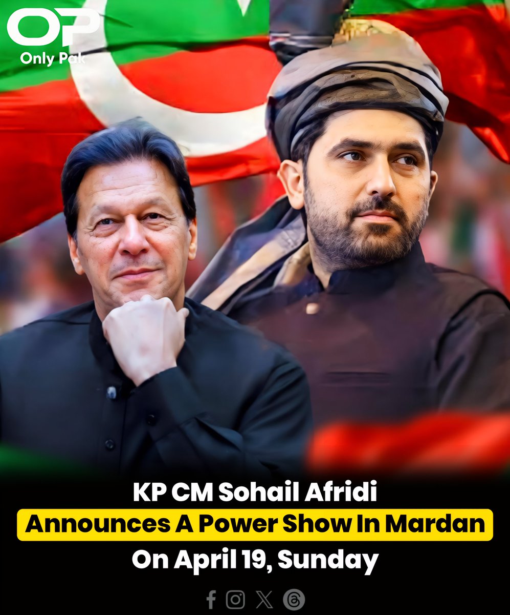 OnlyPakOp's tweet image. PTI Power Show in Mardan – April 19
:
:#SaveImranKhansEyesight #pti #ptijalsa #powershow #mardan #imrankhan #19april #protest