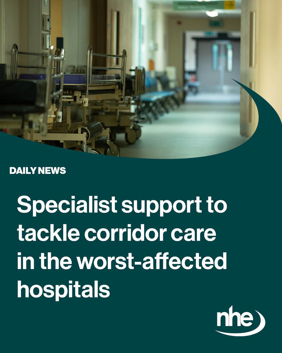 thenhenews's tweet image. 🏥 Action to tackle corridor care

NHS trusts with the highest levels of corridor care are receiving tailored GIRFT support, alongside £215.5m investment in urgent and emergency care capacity.

More 👇
nationalhealthexecutive.com/articles/speci…

#NHSCare #UrgentCare #AandE #PatientFlow #GIRFT