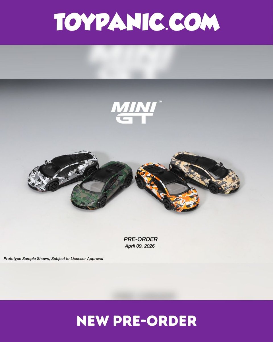 ToypanicMsia's tweet image. Secure the latest preorder from the Mini GT series, a must-have collaboration for die-cast model enthusiasts! 

To preorder ➡ tinyurl.com/2zxub6kv

#NewPreorder #Toypanic #MiniGT #CollectorsEdition #Diecast #Diecastcar