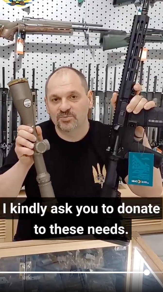 AndersRasmusso2's tweet image. 🛡️ THE IMPACT: Already working in the hands of the best. Help us fund the next gear set here and join the marvelous RAFFLE: x.com/MapleSyrupF/st… 
Yuri arms the best to protect the rest! 🛡️⚡️ #TeamYuri #SavageMSR #VortexOptics #PrecisionWarfare #VictoryUkraine