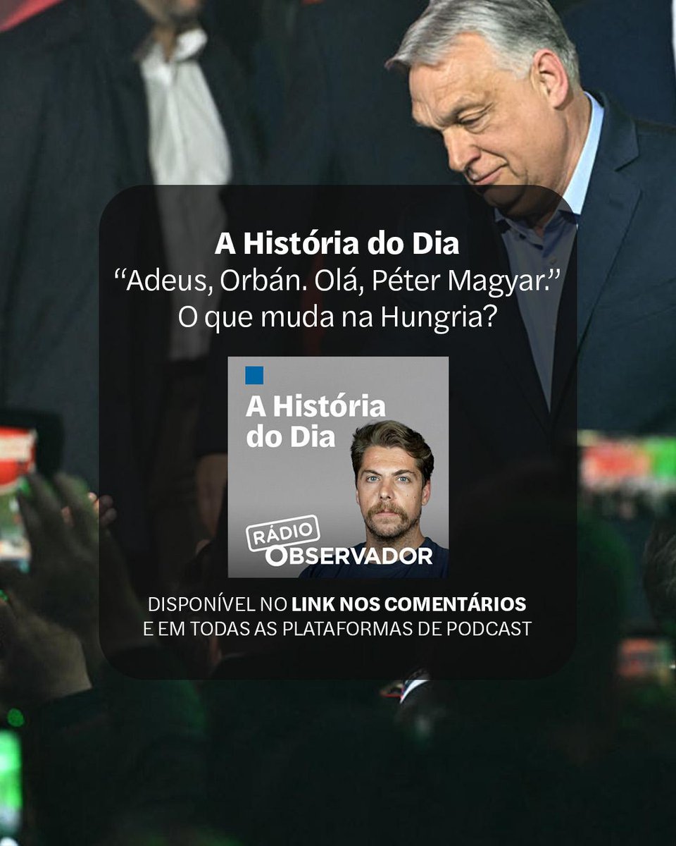 observadorpt's tweet image. A Hungria escolheu Péter Magyar para liderar o futuro do país com uma "supermaioria". Viktor Orbán sai com uma “derrota dolorosa”. 

Oiça a conversa com Madalena Moreira, enviada do Observador à Hungria, no link nos comentários

#Eleições #Hungria #ViktorOrbán #PéterMagyar
