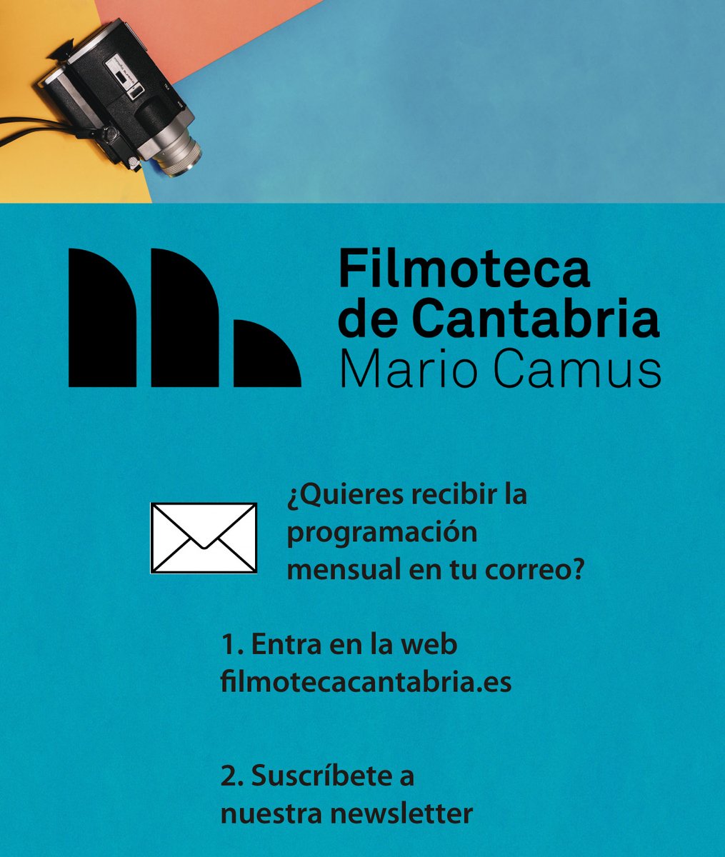 FilmotecaCant's tweet image. 📧 La mejor manera y la más directa de conocer nuestra #programación es suscribirte a nuestra #newsletter 😉👌
