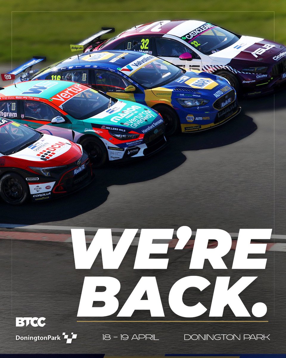 We’re back! 😏

It’s Race Week 1 of 2026. Who’s Ready? 🙋

Let’s get this show on the road!

#BTCC