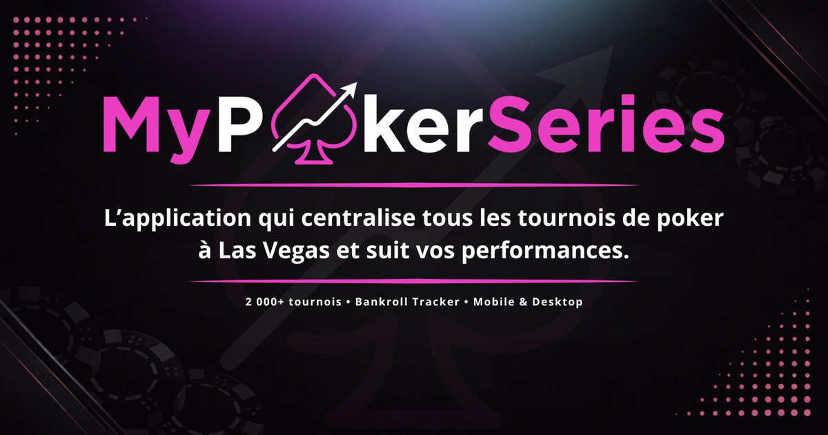 MyPokerSeries : l'outil tout-en-un pour gérer votre programme de tournois à Las Vegas: . dlvr.it/TS0yK0