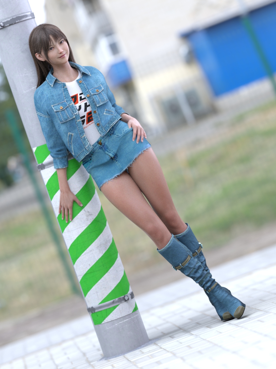 hiroinchiba's tweet photo. SERIKA in denim mini skirt style
デニムのミニスカ姿のセリカ

#Dazstudio #Daz3d #Iray #Render https://t.co/Lepsm7TmhZ
