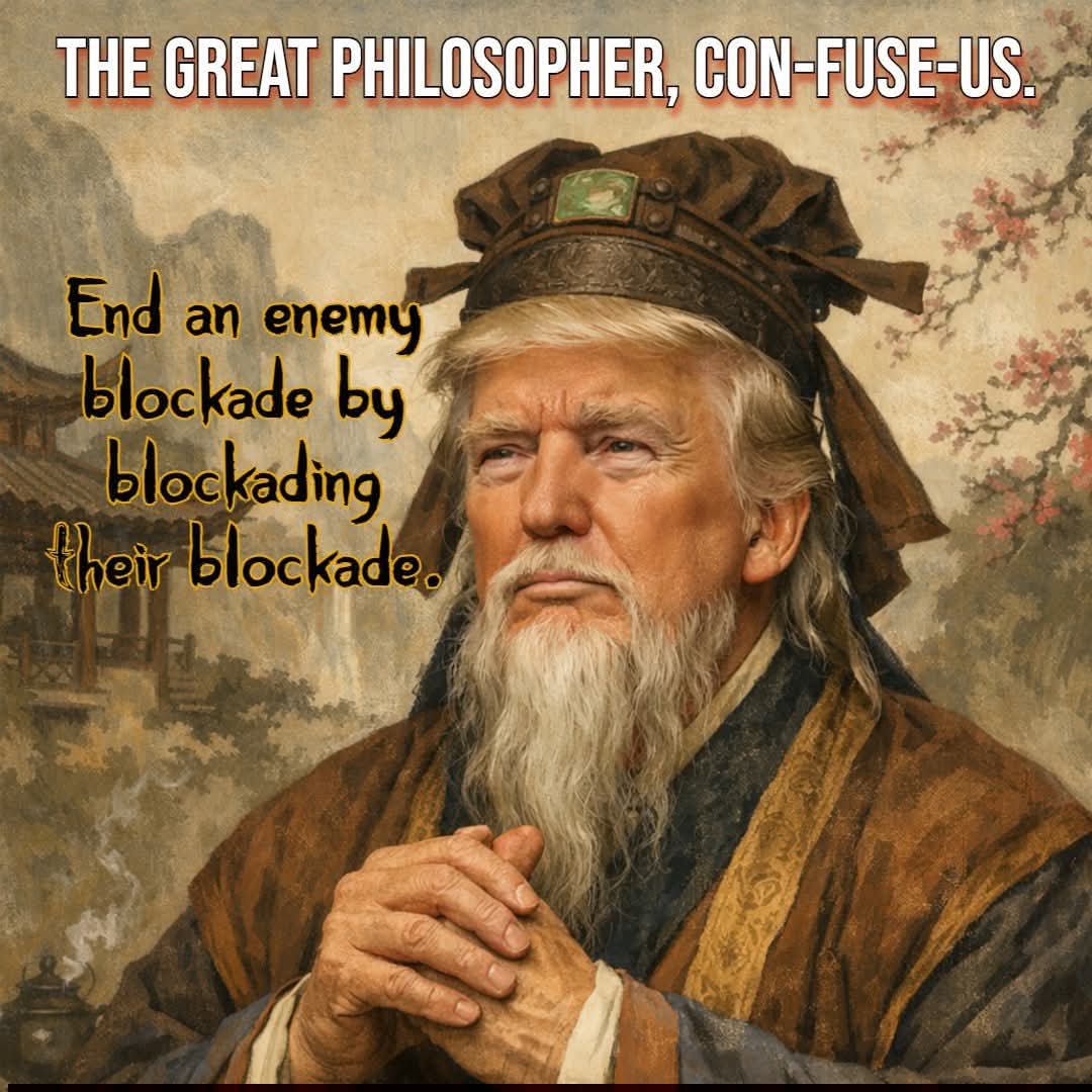 PravitR's tweet photo. #Trump is increasingly becoming a figure of international ridicule, with satirical takes emerging on a “Trump-style” version of The Art of War, dubbing him “Don Tzu” instead of Sun Tzu.
“If you do not know what you’re doing, neither does your enemy.”
#donaldtrump #dontzu https://t.co/alQqQFXDXy