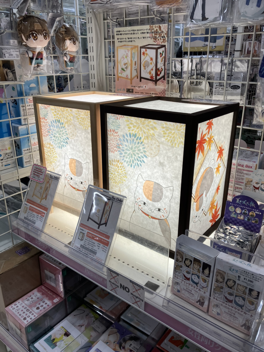 🍃お知らせ🍃 【展示情報】シナプスより新発売の伽羅行灯「夏目友人帳