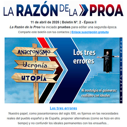 Boletín Nº. 2 / Época II / 11/04/2026
Ver en el navegador -> sh1.sendinblue.com/3gr1p1yc70lpfe…
Ver en PDF -> larazondelaproa.es/media/doncel/f…
Se intentarán editar los días 1, 11 y 21 de cada mes.
Solicita recibirlo -> larazondelaproa.es/seccion/boleti…