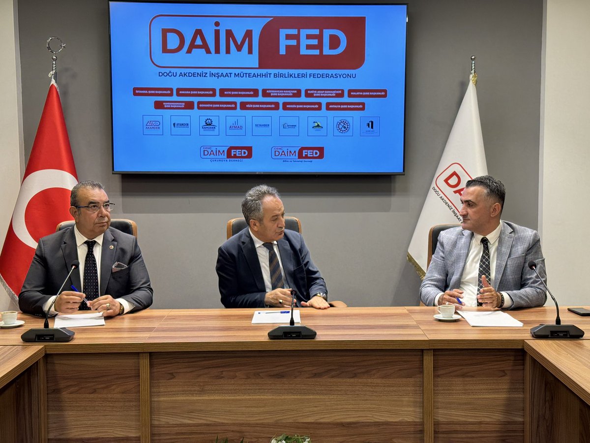 DOĞU AKDENİZ MÜTEAHHİT BİRLİKLERİ FEDERASYONU tweet media