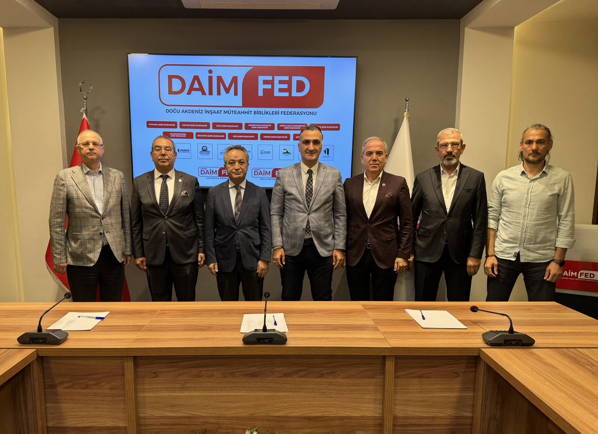 DOĞU AKDENİZ MÜTEAHHİT BİRLİKLERİ FEDERASYONU tweet media