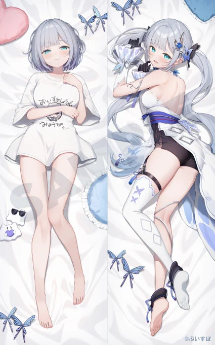 〔告知〕 ぶいすぽっ!所属 花芽すみれさんの誕生日記念抱き枕を描かせていただきました～! 4月16日(木)23:59までの受注生産ですのでよろしくお願いしますー! #すぅあーと #ぶいすぽ
