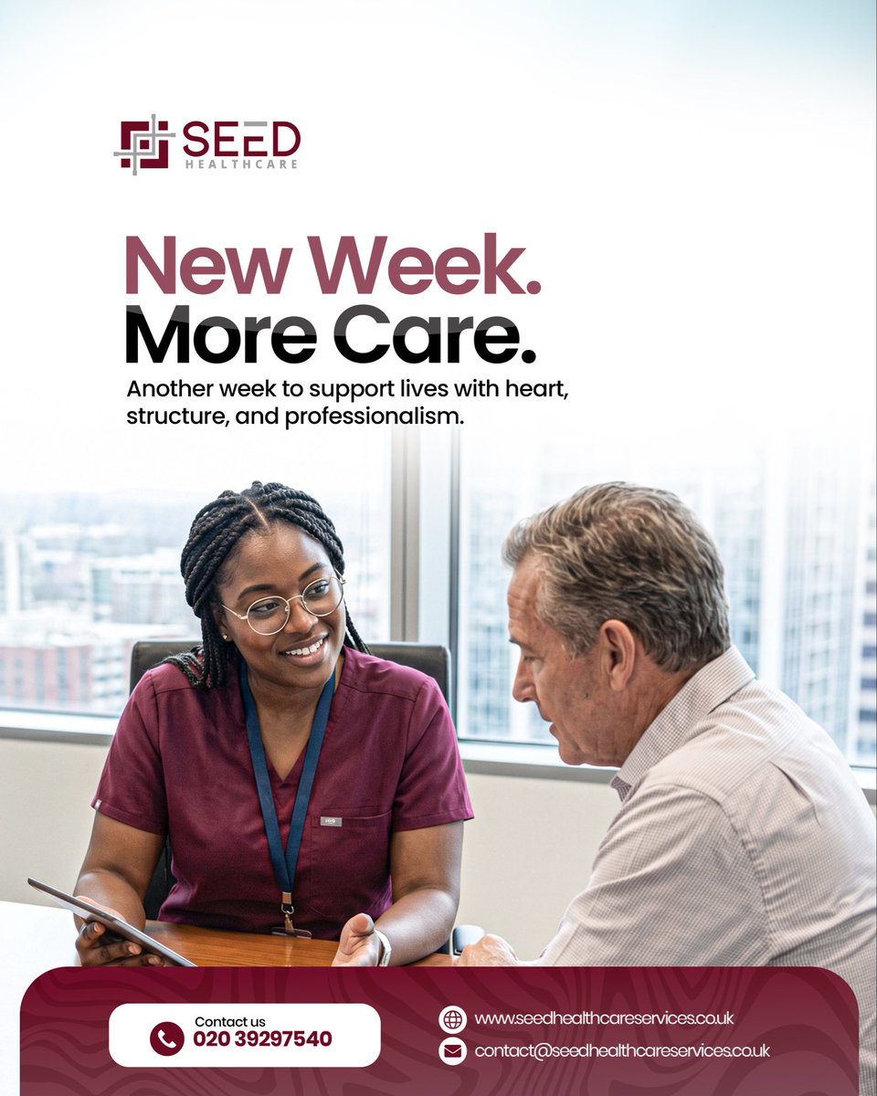 SeedHealthCare_'s tweet photo. Another week to show up with professionalism, empathy, and quiet excellence.
The little things we do daily make the biggest difference.
#seedhealthcare #newweeknewgoals✔️ https://t.co/9n9Rqq0zPd