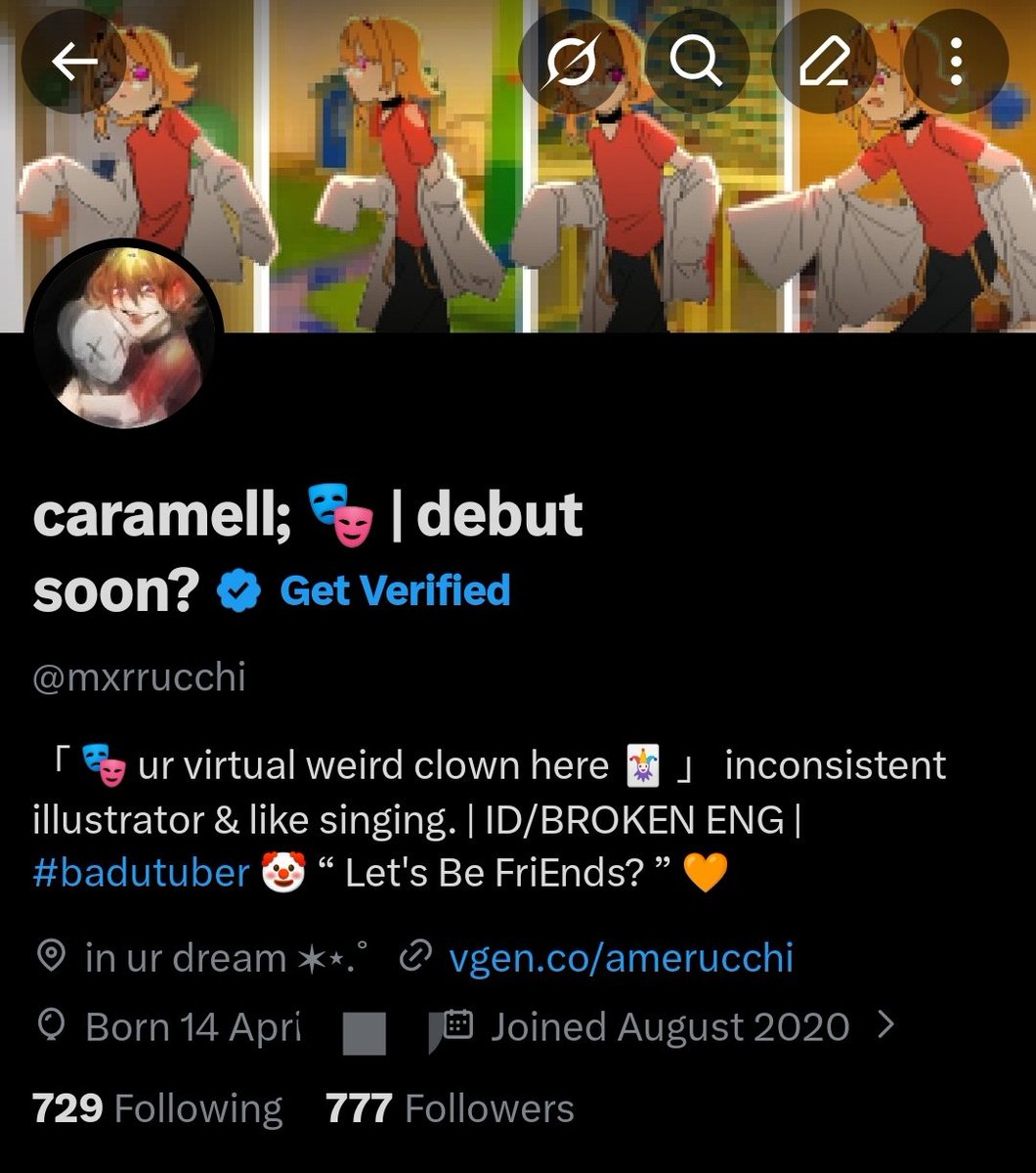 caramell; 🎭 | debut 14.04.26 tweet media