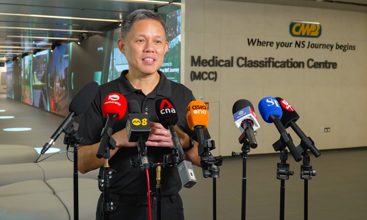 Minister for Defence Singapore tweet media