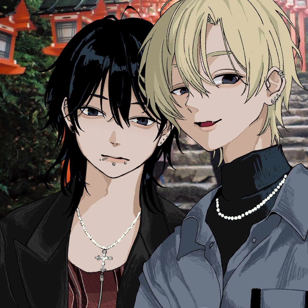 色塗りをシンプルにしたくて試行錯誤しています

#イラスト #illustration