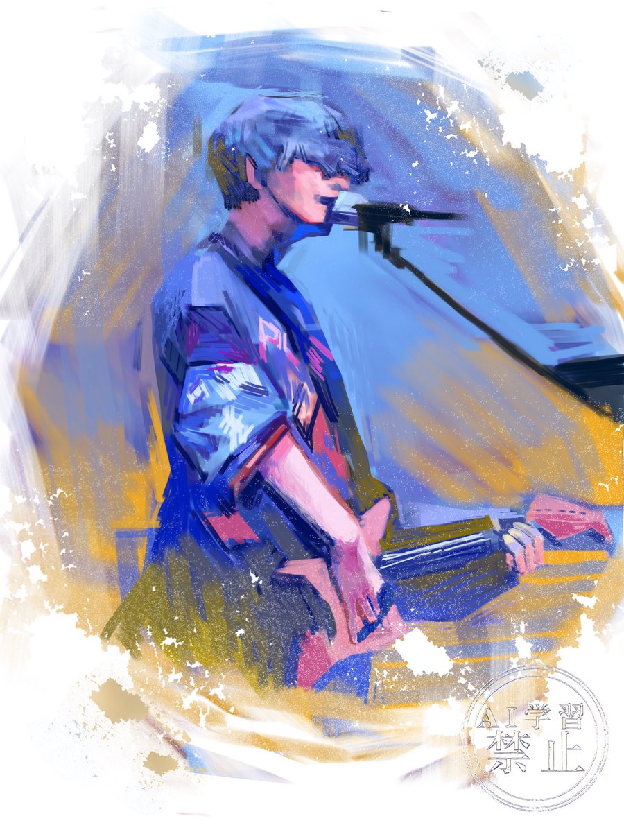 hatiware_80's tweet photo. #イラスト 
 #米津玄師 
米津玄師さんを描きました https://t.co/MQaflbX4J5