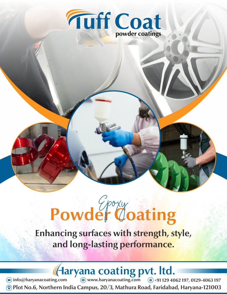 haryanacoating's tweet image. Epoxy &amp;amp; Powder Coating ✨
Enhancing surfaces with strength, style, and long-lasting performance.

📞 9899080521 | 9971333944
🌐 haryanacoating.com
#EpoxyCoating #PowderCoating #SurfaceProtection #IndustrialCoating #DurableFinish #metalfinishing