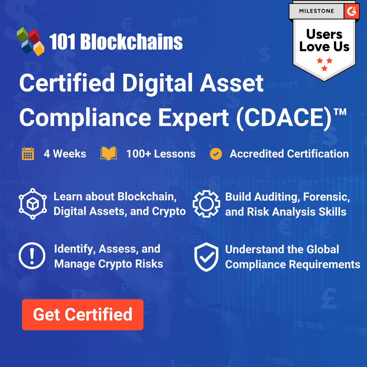 101Blockchains's tweet photo. π Ready to lead in #crypto compliance?
Get certified with CDACE and build skills in #blockchain, auditing, & crypto risk management.
Stay ahead in Web3 and understand global compliance frameworks.β¨
ποΈ Flat 30% OFF β Use code: BIGLAUNCH
π https://t.co/fSAimTrnnB
#CDACE https://t.co/v491L9VMUj