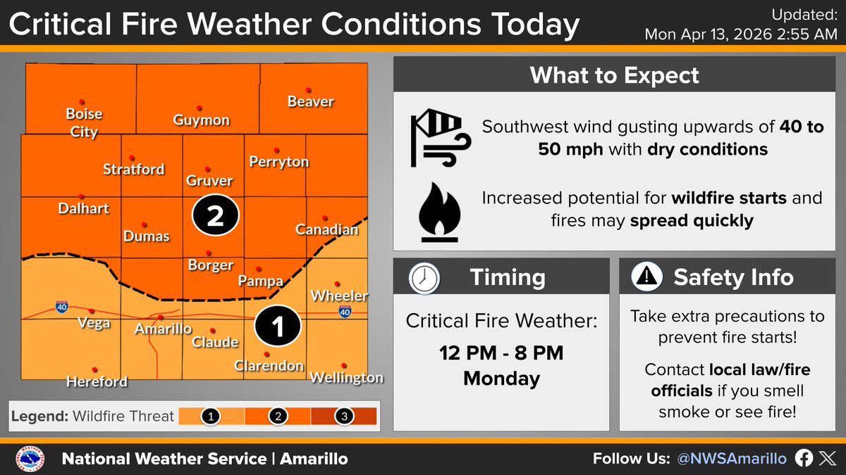 NWS Amarillo tweet media