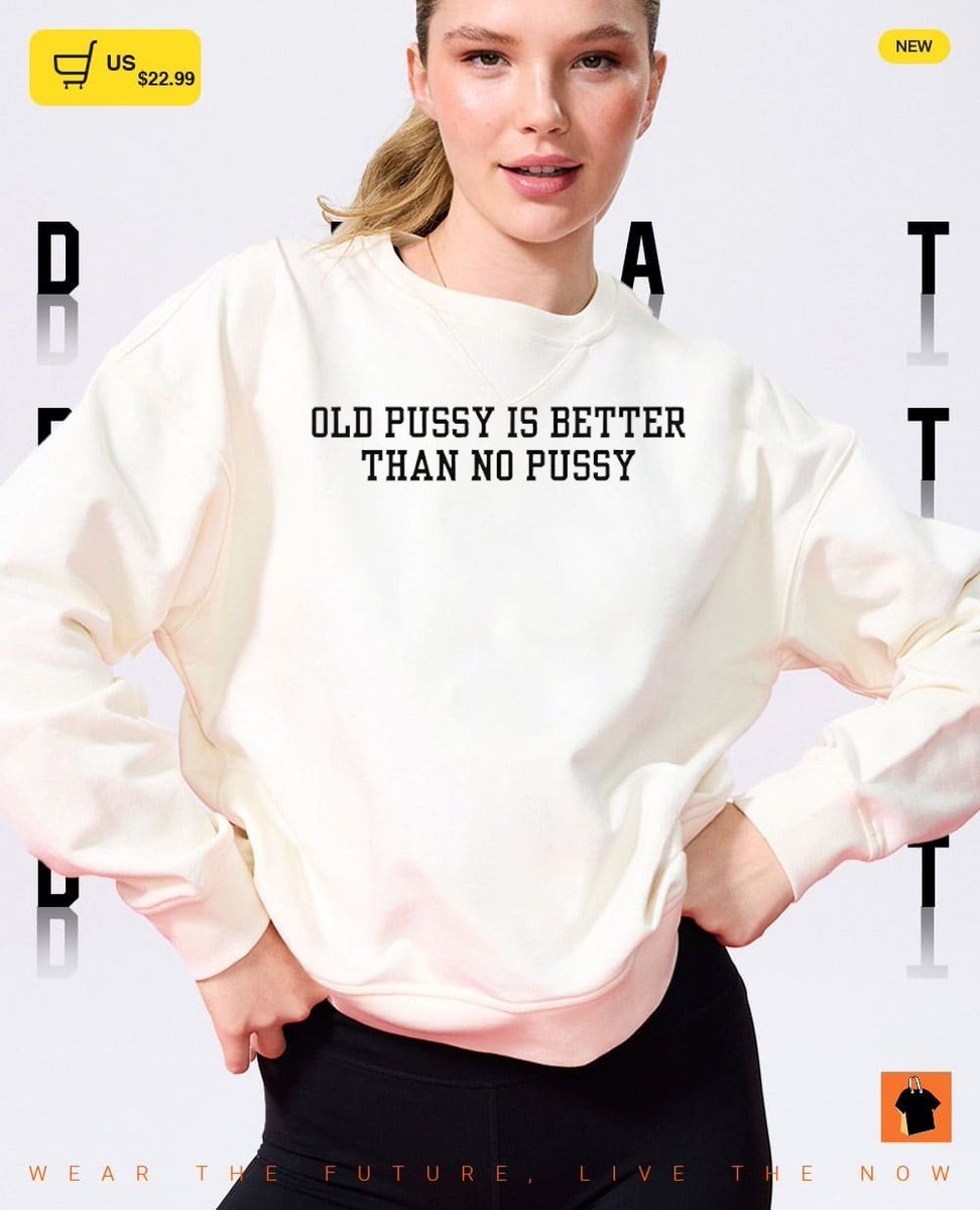 designatshopp's tweet image. Old pussy is better than no pussy shirt
Bold humor statement tee edgy design for those who like unapologetic and viral streetwear style. #FunnyShirt #BoldStyle #EdgyFashion #ViralTee #Streetwear #TrendingNow #MemeCulture 👉 designatshop.com/product/old-pu…