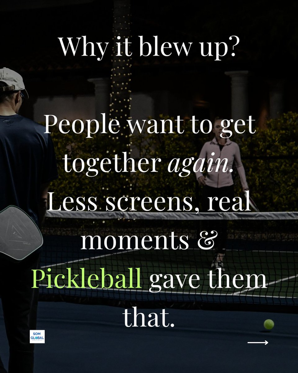 somglobalco's tweet image. Community building is the NEXT BIG THING in Marketing.

#PickleBall #CommunityBuilding #MarketingTips #MarketingIdeas #Branding