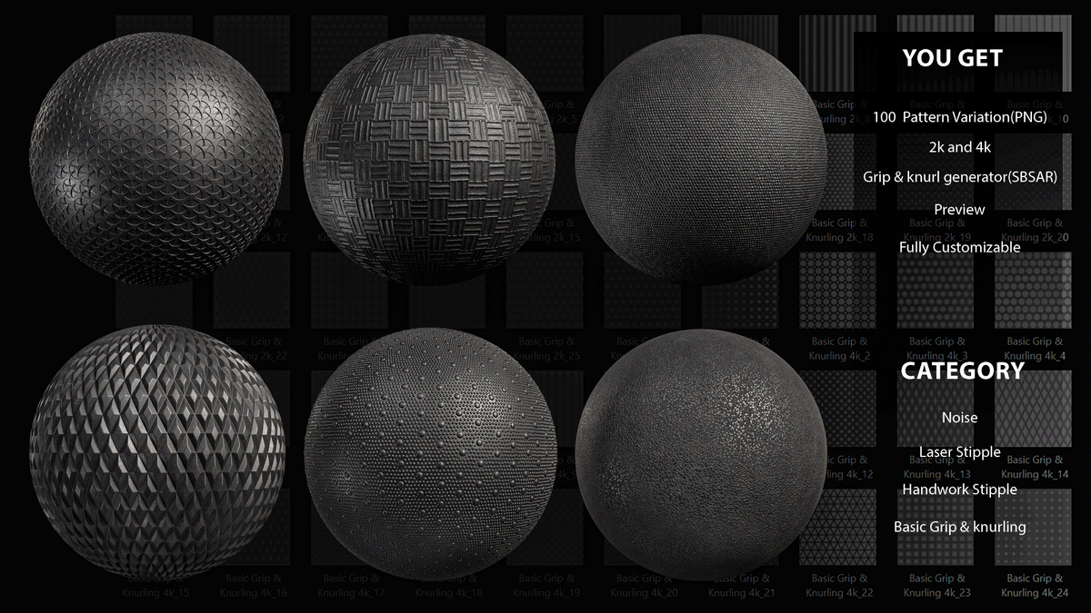 rajabzade_javad's tweet image. Grip and knurl Generator for Substance 3d Painter

lnkd.in/dge8_KbJ

#gameart #texturing #3d #art #Substance #Substancepainter #Material #madewithsubstance #digitalart #digitalart #Digital3D #gamedesign