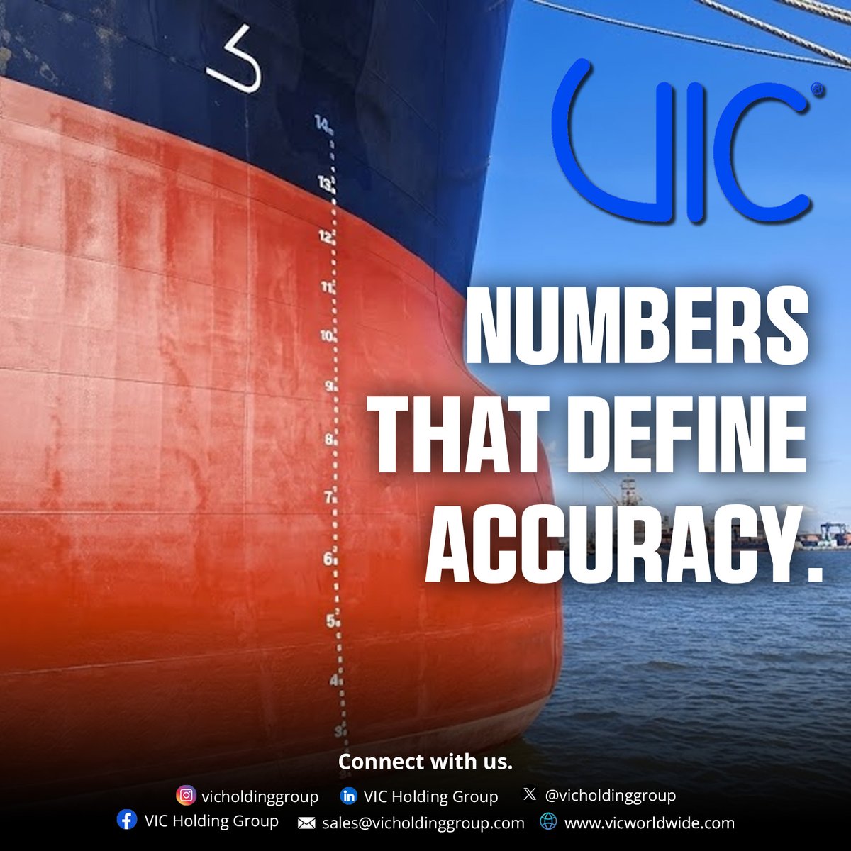 VICHoldingGroup's tweet photo. Draft readings determine shipment quantity. VIC ensures precise measurement and verification at critical loading and discharge stages.

Connect with us.
🌐 https://t.co/RdXQrXHdFE
📧 sales@vicholdinggroup.com

#DraftSurvey #QuantityVerification #MarineInspection #VICHoldingGroup https://t.co/fbAdjomwqJ