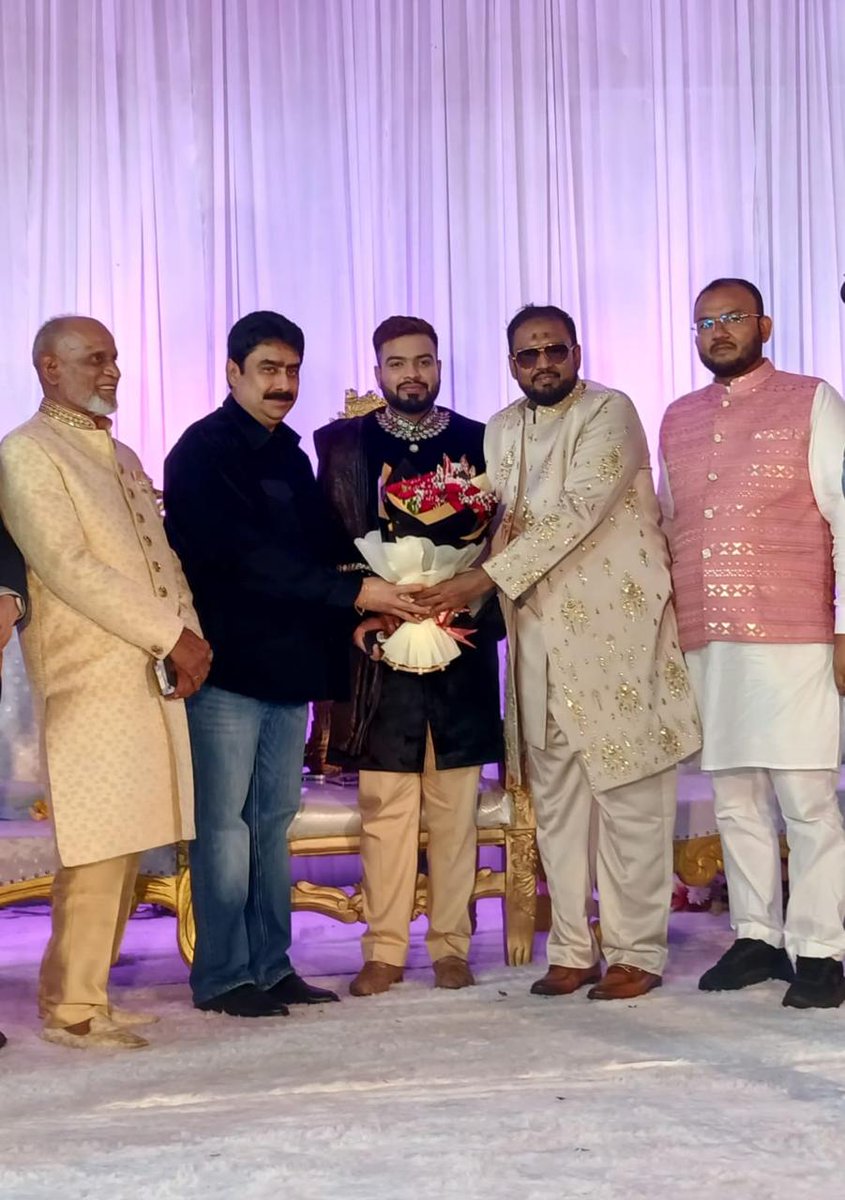 SDPatil_16's tweet image. Attended the Wedding Reception of Shahnaaz Khan's Son Ayan Khan.

Wishing the couple a lifetime of happiness and togetherness.

#SanjayDinaPatil #Wedding