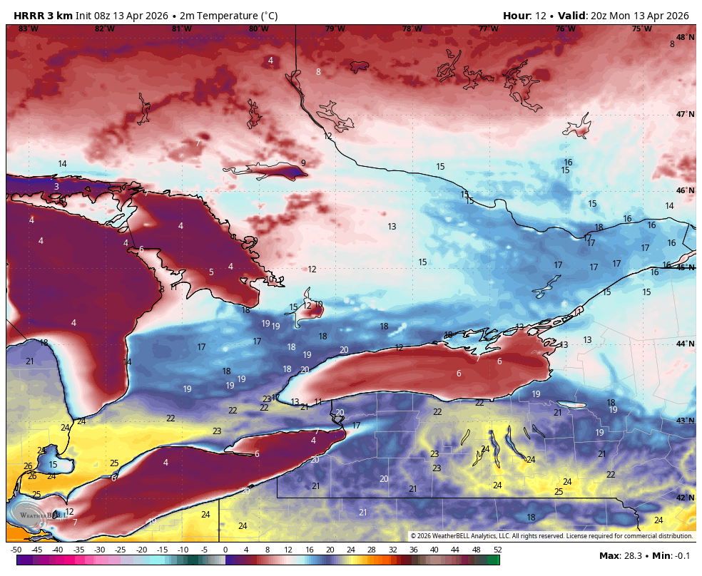 WxOntario1's tweet image. Very warm start to the day across most of Southern #Ontario 

Temps range from near 10C to near 20C for most

Scattered showers, heavy at times,  are moving through the region this morning

Rain ends from west to east within the next several hours

Stellar afternoon on tap for