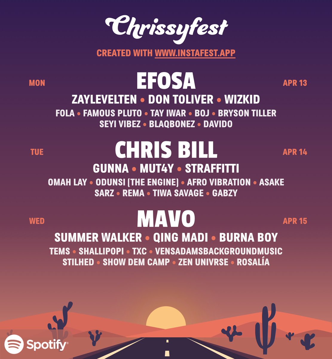 thechrisbill's tweet photo. NGL @EfosaOfficial my favorite artiste in a long time , what a great vibe ! https://t.co/jyaWx5bYGn