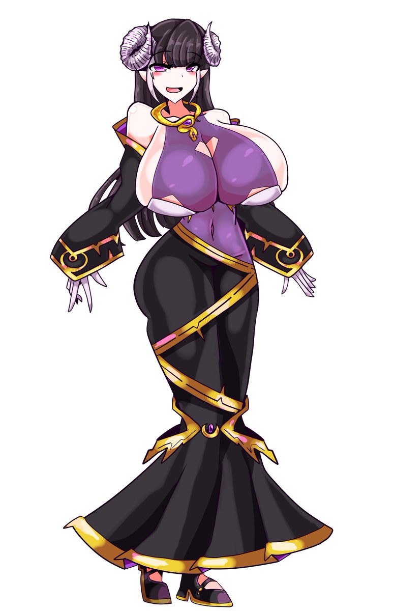 #毎月13日はラスキスの日
アンジーさんの立ち絵、リメイクである。 