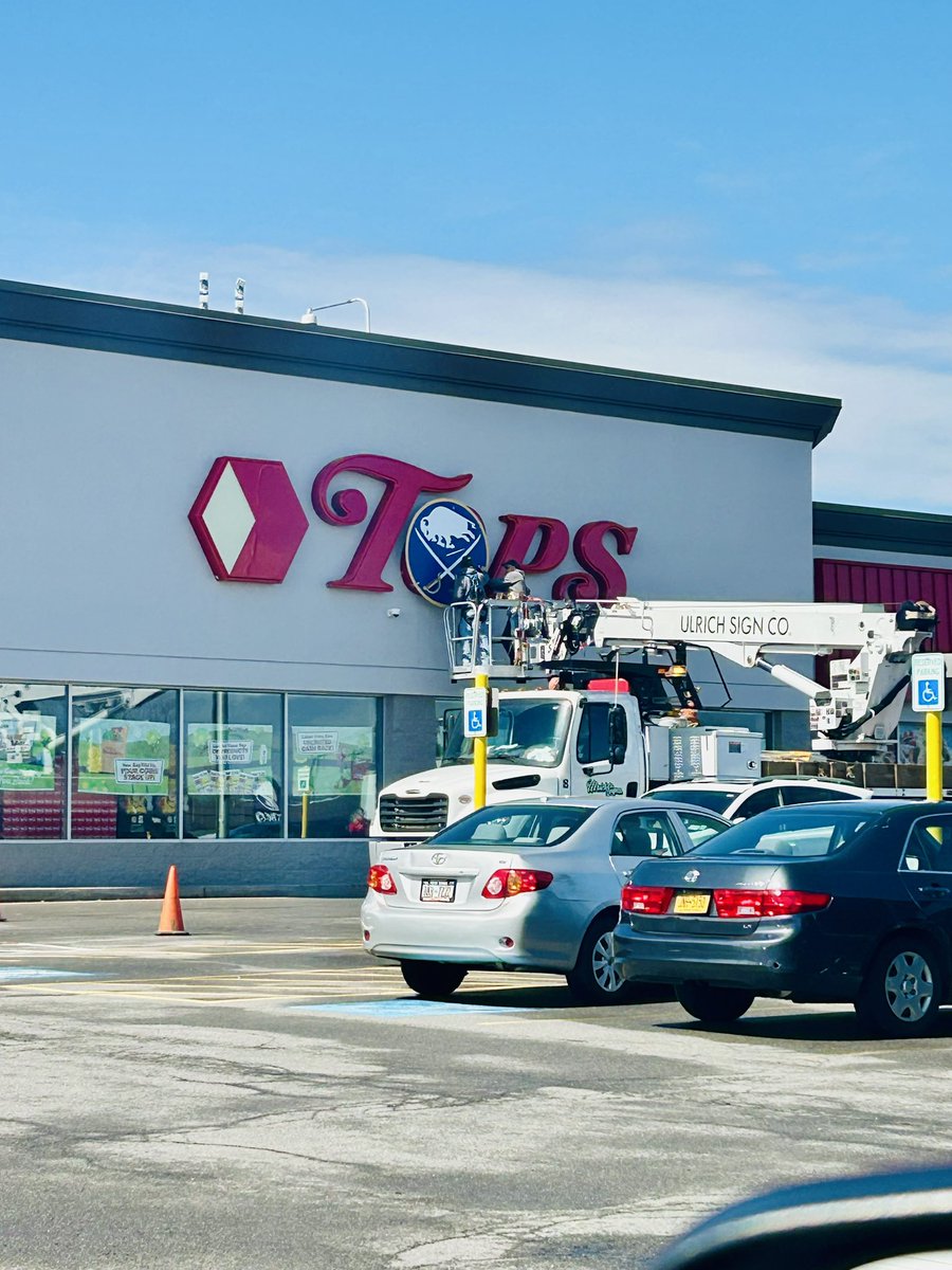 Look what they are putting up at Tops ⚔️